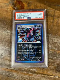 POKEMON 2013 Black White Plasma Freeze HYDREIGON Holo #78 PSA 8 RARE - Image 1