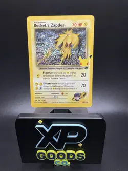 Rockets Zapdos 15/132 Celebrations Classic Collection NM Pokemon TCG - Image 1