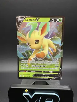 2023 Pokemon TCG Leafeon V Crown Zenith 013/159 Holo Ultra Rare - Image 1