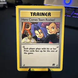 Pokemon TCG Here Comes Team Rocket! Rare Team Rocket 71/82 MP - Image 1