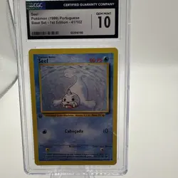 Pokemon CGC 10 Base Set - Seel 41/102 1st Edition 1999 - Image 1