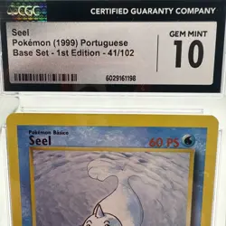Pokemon CGC 10 Base Set - Seel 41/102 1st Edition 1999 - Image 2