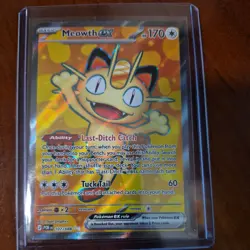 Pokemon TCG Perfect Order Meowth EX #107/088 Ultra Rare Full Art NM Condition - Image 1
