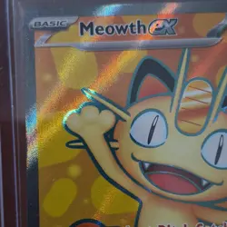 Pokemon TCG Perfect Order Meowth EX #107/088 Ultra Rare Full Art NM Condition - Image 2