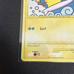 Surfing Pikachu 114/111 Secret Rare - Pokemon Rising Rivals - LP - Image 4