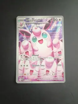 2025 Pokemon Phantasmal Flames Wigglytuff Illustration Rare #105/094 - Image 1