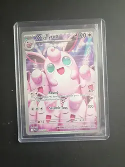 2025 Pokemon Phantasmal Flames Wigglytuff Illustration Rare #105/094 - Image 3