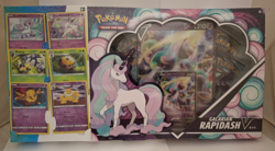 "POKEMON" GALARIAN RAPIDASH V BOX" TCG BOOSTER PACKS TRADING CARDS - Image 1