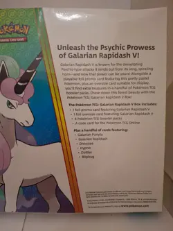 "POKEMON" GALARIAN RAPIDASH V BOX" TCG BOOSTER PACKS TRADING CARDS - Image 3