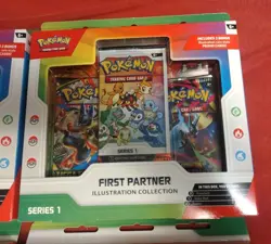 Pokemon TCG First Partners Illustration Collection Box X4 - Image 3