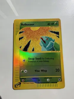Pokemon TCG Bulbasaur 095/165 Expedition Base Set Reverse Holo 40 HP 2002 - Image 2