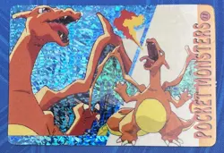 Pokemon Pocket Monsters Vending Prism Holo Vintage Sticker 11 CHARIZARD rare - Image 1