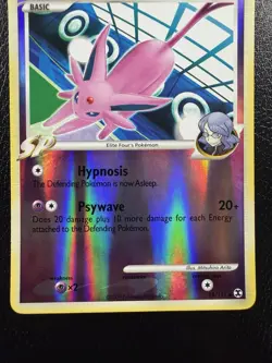 2009 Pokemon Platinum Rising Rivals Espeon 18/111 Reverse Holo Rare LP - Image 3