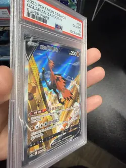 2023 Pokemon Chinese Galarian Zapdos V Super Rare #139 PSA 10 GEM MINT - Image 4