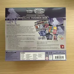 Pokemon Center Elite Trainer Box Chilling Reign Brand New Sealed 820650818462 - Image 3
