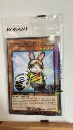 Konami Yu-gi-oh TCG Rescue Rabbit & Neymar Jr. eFootball Promo 2 Pack Sealed - Image 1