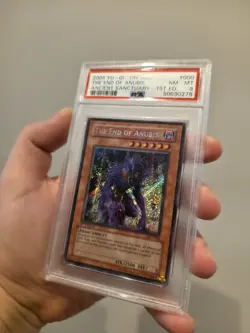 Yu-Gi-Oh AST | The End Of Anubis Secret Rare 1st Edition AST-000 | PSA 8 - Image 2