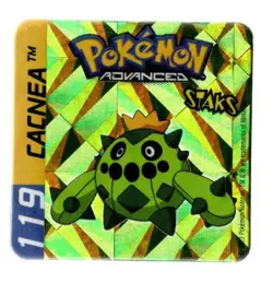 POKEMON Advanced Panini 2003 STAKS #119 Cacnea Holographic - Image 1