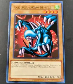 Yu-Gi-Oh! Metal Raiders Winged Dragon, Guardian Of The Fortress #1 MRD-EN002 NM - Image 1