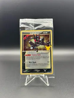 Greninja Gold Star Holo Promo SWSH144 Celebrations Black Star Pokemon - SEALED - Image 1