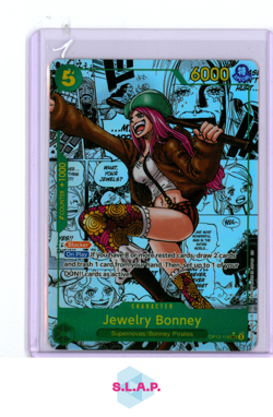 JEWELRY BONNEY MANGA RARE ONE PIECE OP12-118 2025 LEGACY/THE MASTER/OP12 HOLO EN - Image 1