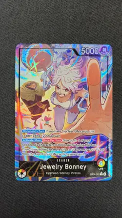One Piece TCG EB04-001 Jewelry Bonney Alt Art Leader English OP15 - Image 1