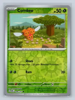 Combee Reverse Holo SV03: Obsidian Flames #008/197 Pokemon TCG NM - Image 1