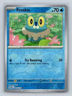 Froakie Reverse Holo SV03: Obsidian Flames #056/197 Pokemon TCG NM - Image 1