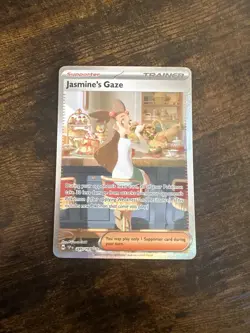 Pokemon TCG Jasmine's Gaze Full Art Holo Trainer Surging Sparks #245/191 - Image 1