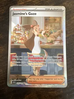 Pokemon TCG Jasmine's Gaze Full Art Holo Trainer Surging Sparks #245/191 - Image 2