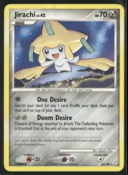Jirachi 31/146 Rare Legends Awakened Pokemon Lightly Played - Image 1