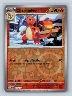 Charmeleon Reverse Holo SV03: Obsidian Flames #027/197 Pokemon TCG NM - Image 1