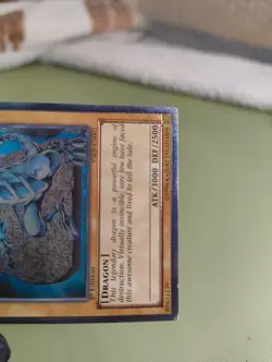 Blue Eys White Dragon YSKR-EN001 Ultimate Rare 1st Edition LP - Image 4