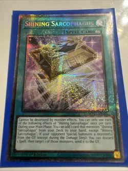 Yu-Gi-Oh! Shining Sarcophagus MP25-EN005 * Starlight Rare * 1st Edition NM - Image 1