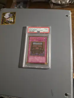 2009 YU-GI-OH! KOREAN GOLD SERIES #KR018 ROYAL DECREE GS01-GOLD RARE PSA 9 MINT - Image 1