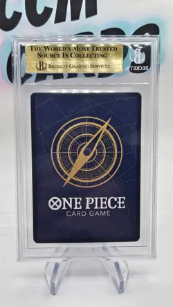 One Piece TCG Monkey D. Garp Paramount War Englisch OP02-115 Holo Beckett 9.5 - Image 2