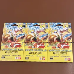 One piece Op 15 Adventures on Kami’s island 3 sleeved booster - Image 1