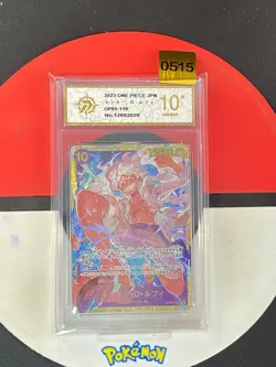 Monkey.D.Luffy OP05-119 SEC - One Piece TCG Playset Japanese Grade10 - Image 1