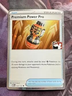 Premium Power Pro 124/132 Cosmos Holo Pokemon Play! Stamp Prize Pack Card 💥 - Image 1