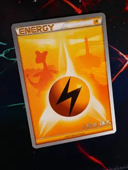 LP Pokemon (WC-2010) LIGHTNING ENERGY Card WORLD CHAMPIONSHIPS Set Ampharos - Image 1