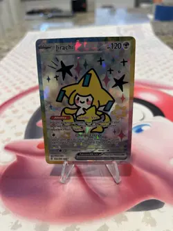 Jirachi Sparkle Cute Fan Art Card - Image 1