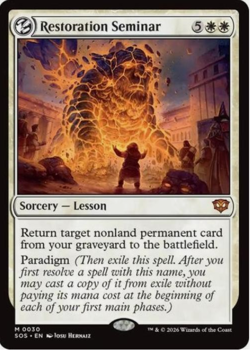 ~ Restoration Seminar ~ NM ~ Secrets of Strixhaven ~ MTG ~ - Image 1