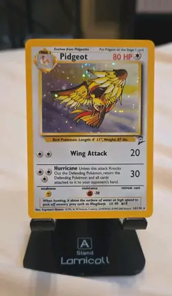Pidgeot 014/130 Base Set 2 Holo Pokemon Trading Card Vintage Set, Lightly Played - Image 1