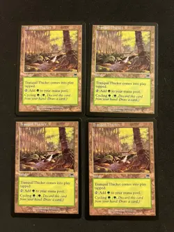 x4 Tranquil Thicket [Onslaught] Magic MTG Cards LP - Image 1