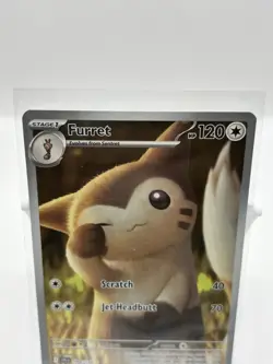 Pokemon TCG - Furret Journey Together 168/159 Illustration Rare Card - NM - Image 4
