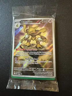 Pokemon Alakazam 009 Sealed Promo Mega Evolutions Card - Image 1