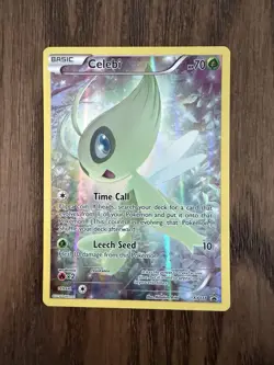 Pokemon TCG Celebi XY111 Holo Promo Card LP Condition - Image 1
