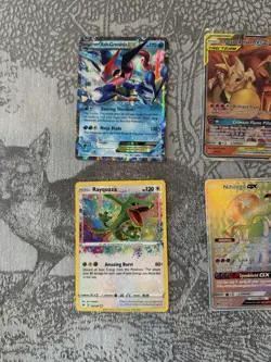 HIGH END Pokemon TCG 4 Card Lot - Ash-Greninja EX, Charizard & Braixen GX, - Image 2