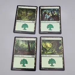 Magic the Gathering MTG (100) Card Lot of Basic Land Cards M20 Set - Image 2