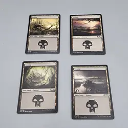 Magic the Gathering MTG (100) Card Lot of Basic Land Cards M20 Set - Image 5